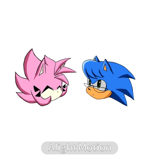inspired by @Ashy malware and nicky #sonic #sonicthehedgehog #sonamy #amy #animation