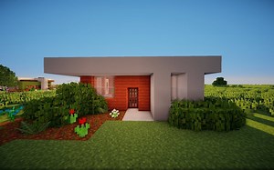 【建筑教程】教你造一个小型的现代别墅