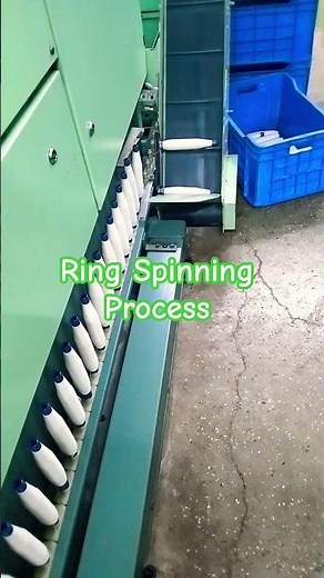 Ring Spinning Process #RingSpinning #Textiles #textile #factory