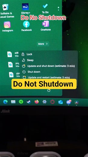 Do Not Shutdown Your PC