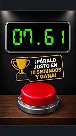⏱️ ¿Puedes parar el cronómetro justo en 10 segundos? | Reto de reflejos y precisión