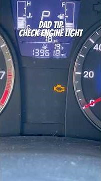 Dad Tip - Check Engine Light or Service Engine Soon light.. what it means and what to do
