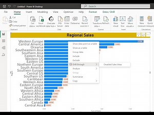 How to Use Drill Through Filters in Power BI | Step-by-Step Tutorial