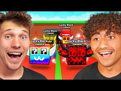 SECRET Lucky Block Race vs FOLTYN in Steal a Brainrot!