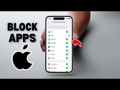 How To Hide/Block Apps On iPhone | Disable Any apps iPhone