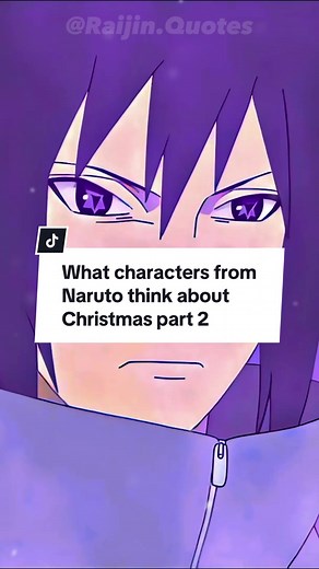 What characters from Naruto think about Christmas part 2 #naruto #sasuke #sakura #hinata #merrychristmas #christmas