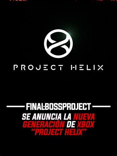 #Microsoft ya ha puesto sobre la mesa el nombre en clave de su próxima consola: Project Helix, el siguiente paso de Xbox hacia un sistema híbrido capaz de ejecutar tanto juegos de consola como juegos de PC en un mismo dispositivo. #xbox #projecthelix #microsoft #videojuegos #gaming #finalbossproject #projecthelix