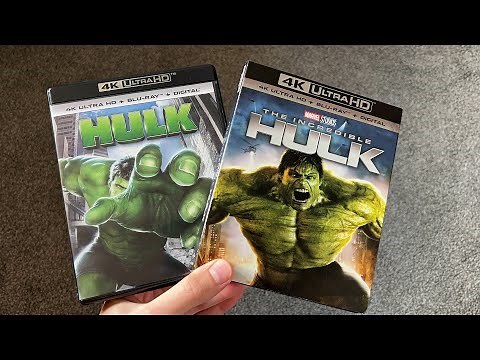 Hulk and The Incredible Hulk 4K Ultra HD Blu-ray Unboxing