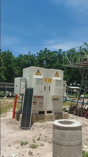 Installation of Overhead Distribution Line 13.8KV with Step-down Transformers supplied from PV-BESS.