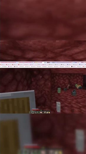 Minecraft Manhunt Moment: Full Inventories and Open Tabs #minecraft #shortsfeed #foryou #fyp #funny