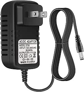 27V Charger for Sharper Image Massage Gun, Power Adapter Compatible with Sharper Image Powerboost Cordless Deep Tissue Massage Gun