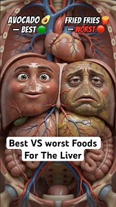 BEST vs WORST Foods for Your Liver 🫀🍔