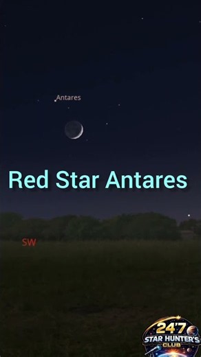 14 October Sky Alert! Moon & Antares Conjunction, #skyevent #MoonAntares #Antares
