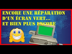 Réparation d'un Amiga 500 en écran vert (encore).