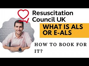 ALS by UK resuscitation council || How to prepare || How to book|| E-ALS vs ALS