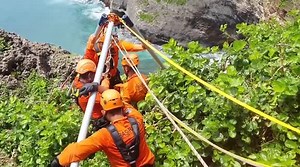 Female tourist, 68, found dead in bikini under 250ft cliff in Bali