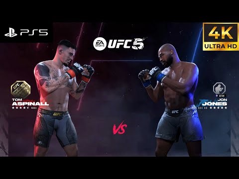 UFC 5 - PS5 Gameplay | Tom Aspinall vs Jon Jones – Heavyweight Super Fight [4K 60 FPS]