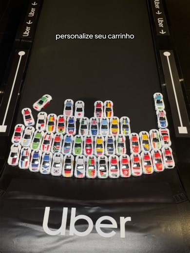 Personalize carros no app Uber com bandeiras da Copa do Mundo 2026