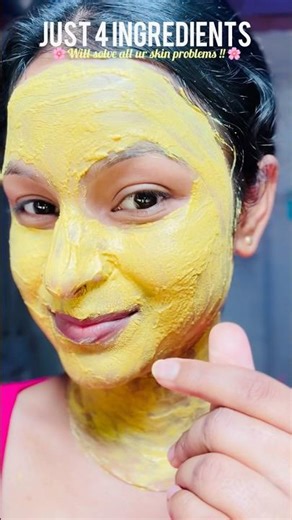 All skin problem solution = 1 Home made mask ❤️🌿.. #homeremedy #glowup #skincare