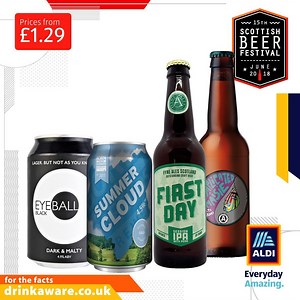 The Scottish Beer Festival is back in stores NOW! With 35 beers and ales from amazing Scottish brewers – and a record number of exclusive-to-ALDI bottles – which one will you try? Let your beer buddies know! 🍻 Head to your local Aldi while stocks last. Please drink responsibly. | Aldi Scotland