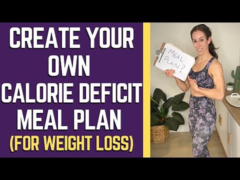 Build Your Own CALORIE DEFICIT DIET Plan For WEIGHT LOSS | Beginners