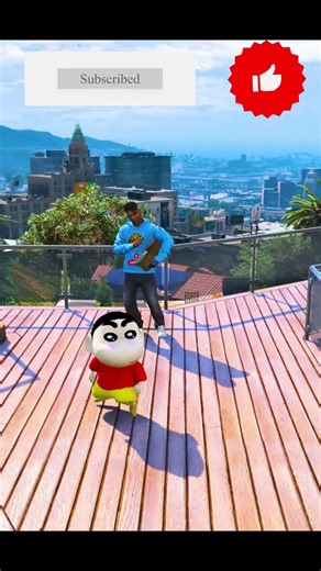 Shinchan 🤣 Saw Rickshaw Container 😂 #gta5shorts #shinchan