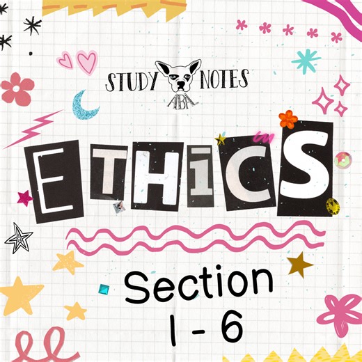 Ethics Video Bundle | Study Notes ABA