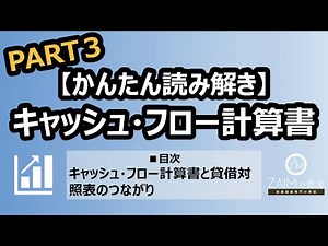 【入門講座】PART3 C/FとB/Sの繋がり（キャッシュ・フロー計算書）