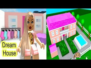 Building My Own Barbie Dream House !!! Let's Play Roblox Game Video - Videos For Kids