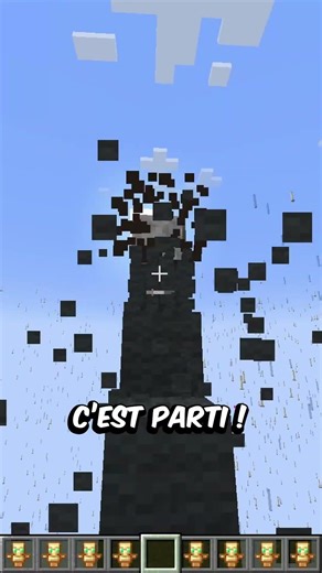 Tu arrives à faire ça 6 ou 7 fois d’affilée ? 🤔#shorts #minecraft