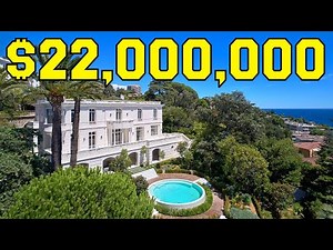 Luxury Belle Epoque Mansion With Panoramic Sea View in Cannes