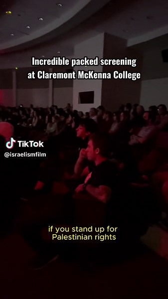 Packed screening at #claremontmckenna