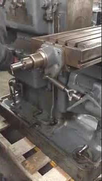 CINCINNATI #2 UNIVERSAL HORIZONTAL MILLING MACHINE