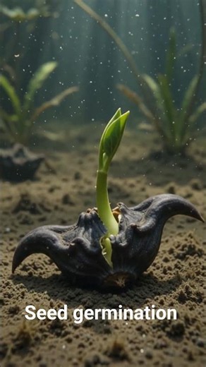Germination of water nute #science #nature #water#shortvideo