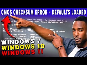 Resolvido CMOS checksum error - defaults loaded