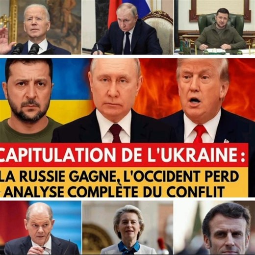Capitulation de l'Ukraine : La Russie gagne, l'Occident perd - Analyse complète du conflit. Dans cette vidéo, nous revenons sur l’évolution du conflit entre la Russie et l’Ukraine, en retraçant les causes profondes de cette guerre et les événements qui ont mené à la situation actuelle. Alors que l’Ukraine se rapproche de la signature de sa capitulation, découvrez pourquoi la Russie n’a pas cédé, pourquoi l’Occident a échoué et comment le projet de l’OTAN s'effondre. À travers une analyse géopoli