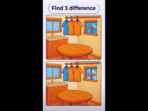 🧠 Find #3 different | 99% Fail This Puzzle