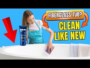How to Remove Tough Stains from A Fiberglass Tub FAST 🛁