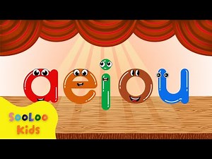 Vowel Song for Kids | Learn A E I O U | Short & Long Vowel Sounds | Sooloo Kids