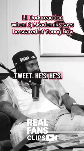 Lil Durk reaction when Dj Akademiks says he scared of Young Boy | Otf Phlex