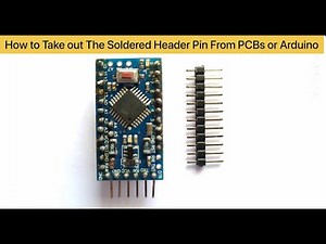 How to remove header pin|burg stick|from PCB|Arduino & reuse it for next DIY electronic projects
