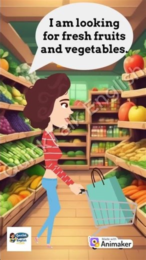 Learn English at a Supermarket 🛒 | Am, Is, Are in Real Life