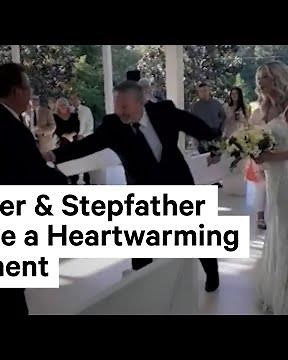 Bride's Father & Stepfather Give Her Away Together
