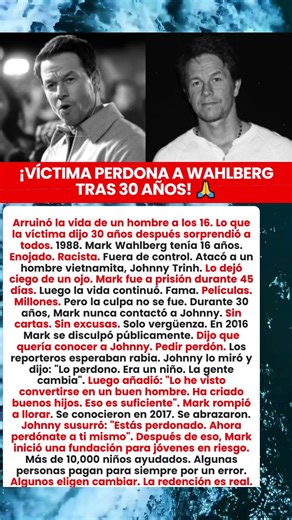 Perdón Mark Wahlberg Johnny Trinh