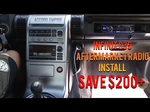 How To Install Aftermarket Radio on Infiniti G35 Without Buying Expensive Dash Kit DIY