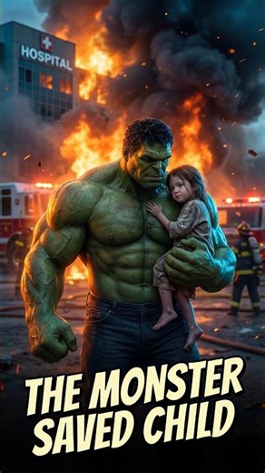 Hulk Saves Children From Burning Hospital