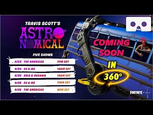 New LIVE EVENT Coming soon in 360° - Travis Scott's ASTRONOMICAL Live Event latest details