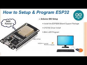 A New Method to setup ESP32 & Arduino IDE - 2025 Tutorial with CP2102 Driver Setup