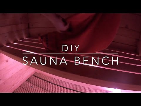 DIY Sauna Bench