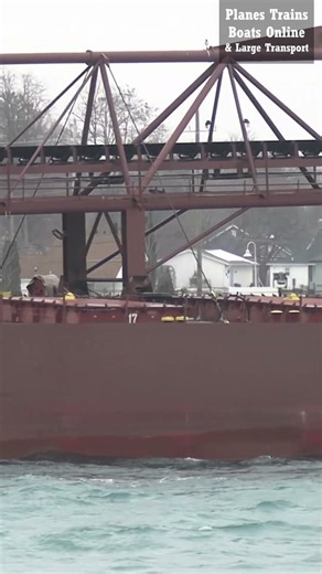 #shorts MV Kaye E Barker Is A Self Discharging Lake Freighter Owned By The Interlake Steamship Co